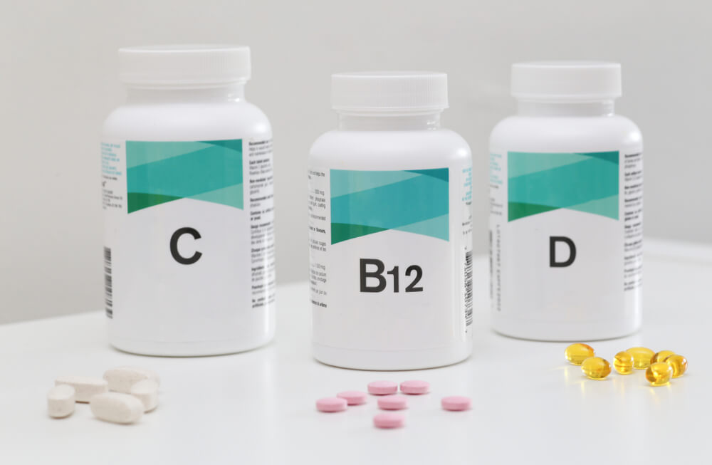 Vitamins D, C, and B12